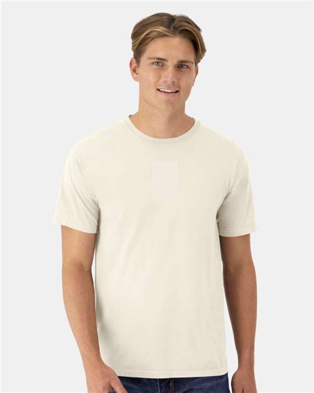 Garment-Dyed Crewneck T-Shirt for Casual, Vintage & Everyday Comfort Wear